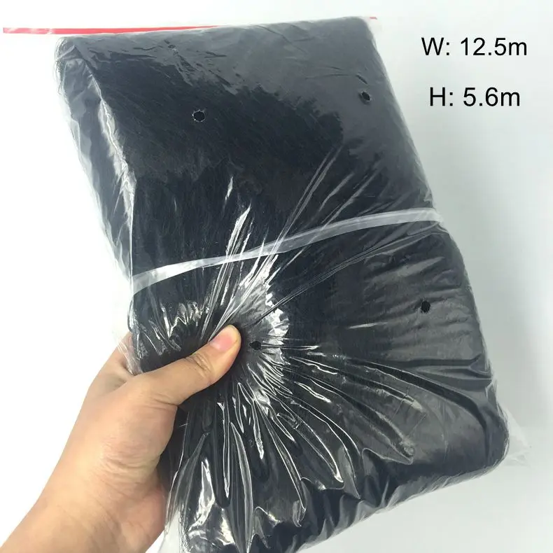 

Nylon monofilament 0.1mm 12.5M x 5.6M 20mm Hole Orchard Garden Anti Bird Net Knotted Mist Net 1pcs
