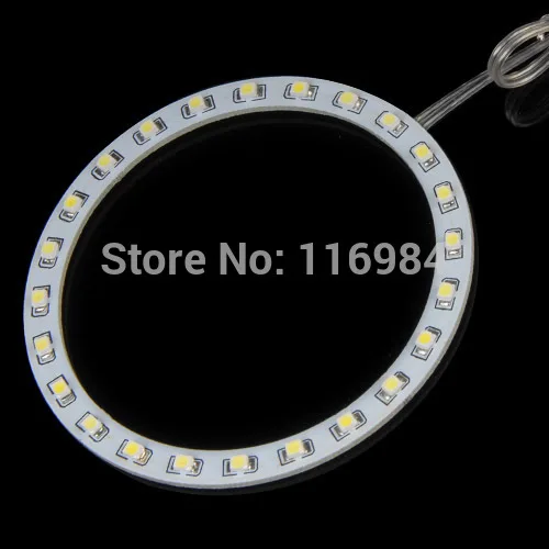 2 шт х автомобильная светодиодная головная светильник 90 мм 3528 27SMD Ангельские