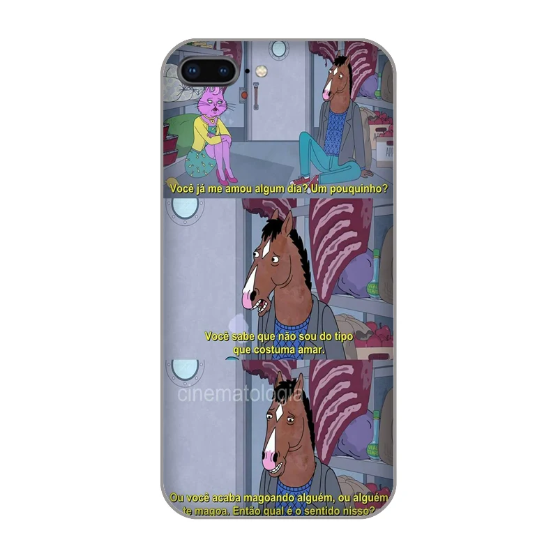 Anime BoJack Horseman funny Soft TPU Phone back Cover Case for iphone 4 5 5s se 6 6s 8 plus 7 Plus X XR XS MAX shell |