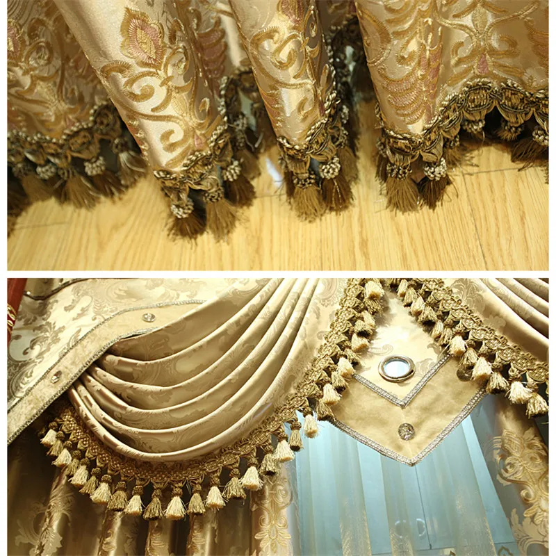 Бесплатная доставка Европейский полуабажур высококлассные занавески для