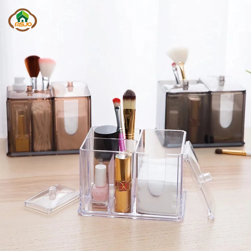 MSJO органайзер для макияжа ящики хранения стола кисти инструмент косметики