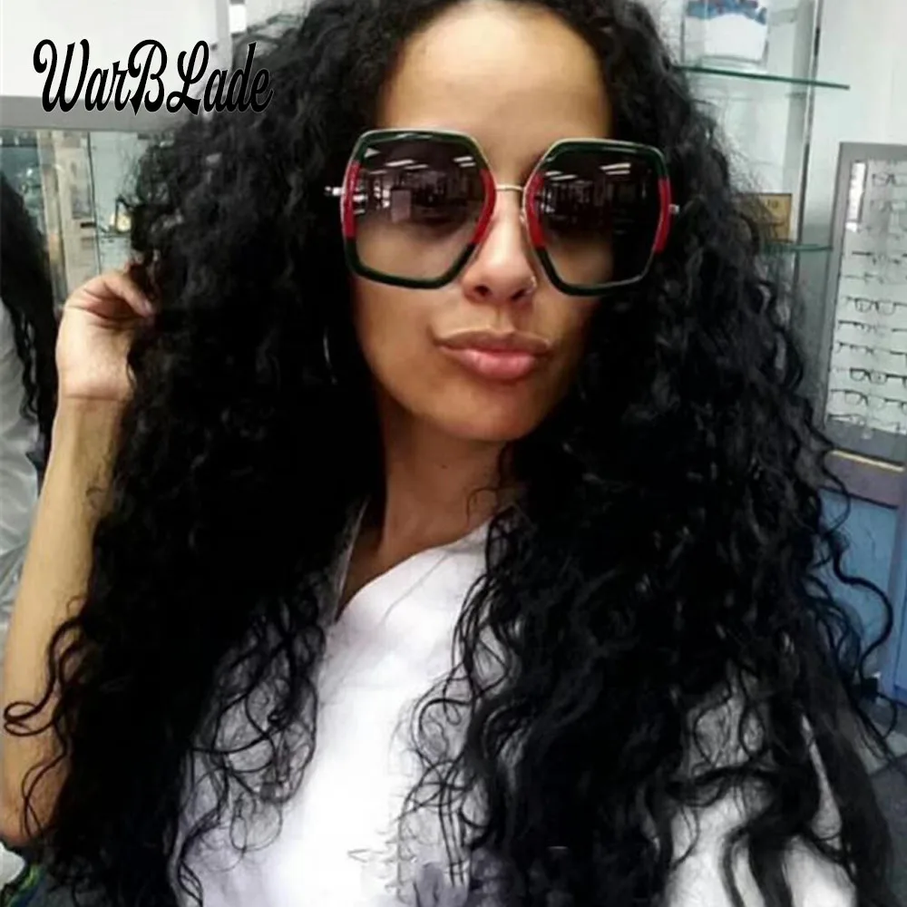 2018 Модные женские роскошные брендовые дизайнерские Квадратные Солнцезащитные
