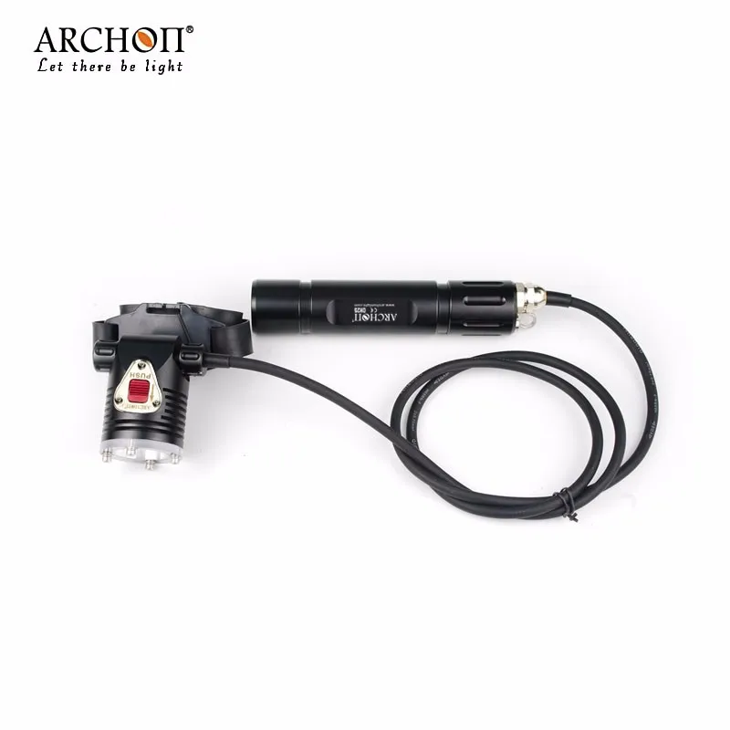 Налобный фсветильник ARCHON DH25 WH31 для дайвинга CREE XM L макс. 1000 люмен подводный 100 м