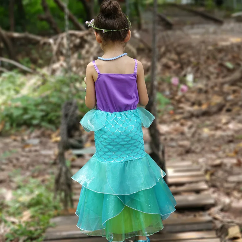 2019 Summer Girls Princess Dresses Baby Girl Birthday Party Wedding Dress For Kids Cosplay Costumes Clothing Children's Clothes | Детская