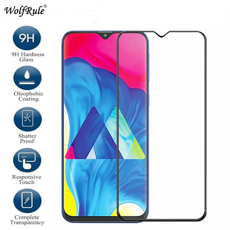 2 шт ЖК-экран протектор для Samsung Galaxy M20 Полный Клей закаленное стекло M10 полное