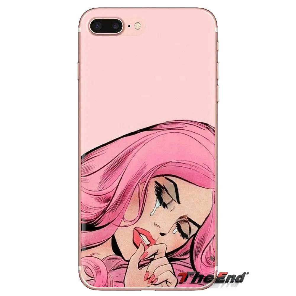 Для iPod Touch Apple iPhone 4 4S 5 5S SE 5C 6 6S 7 8 X XR XS Plus MAX прозрачные мягкие чехлы винтажный