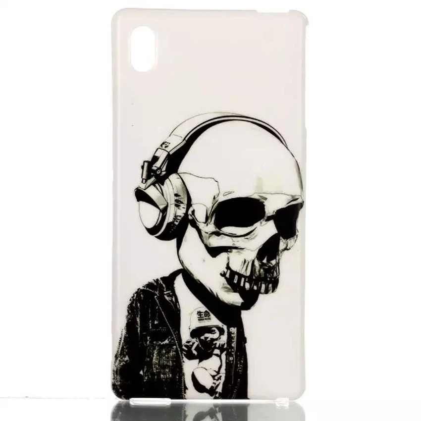2016 Fashion M4 Aqua Top Quality IMD TPU Silicone Gel Soft Owl Feather Phone Cases For Sony Xperia Back Mobile Skin |