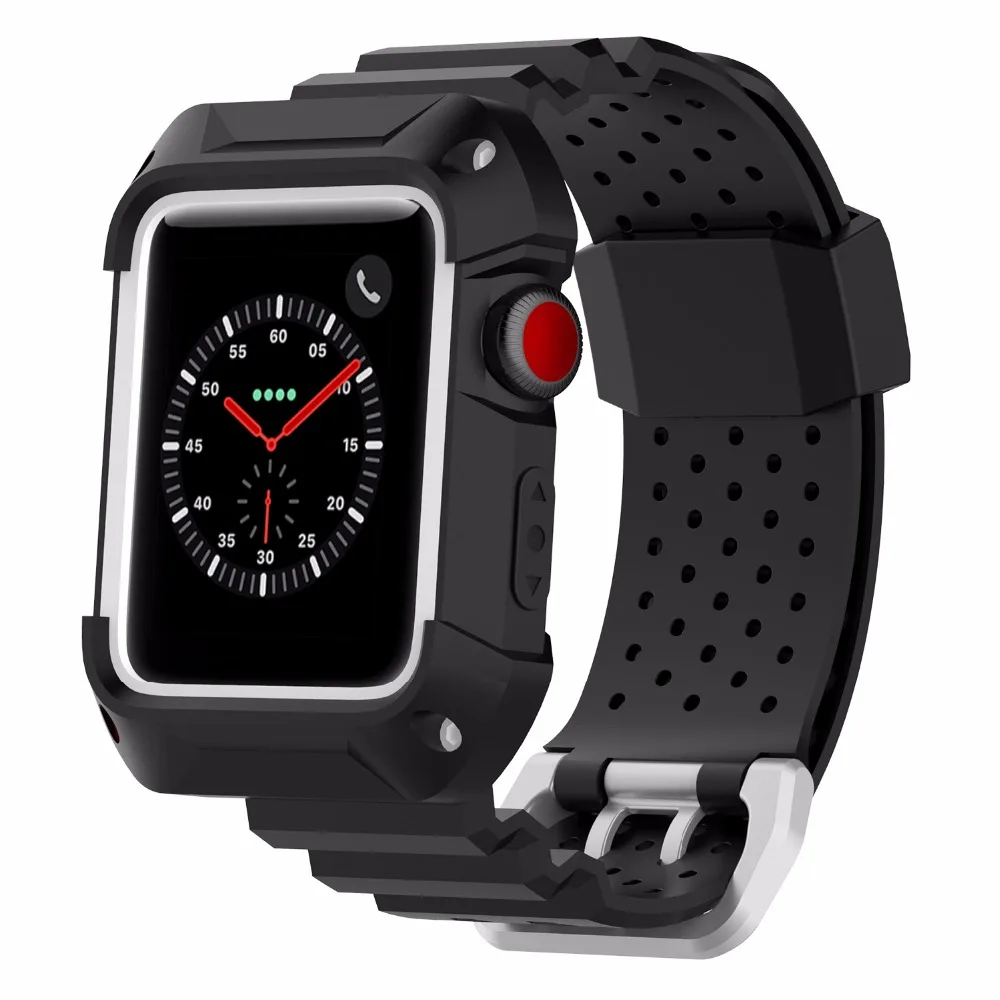 Ремешок для часов Bemorcabo мягкий ремешок из ТПУ Apple Watch 1 2 3 Серия i 42 38 мм мужские и
