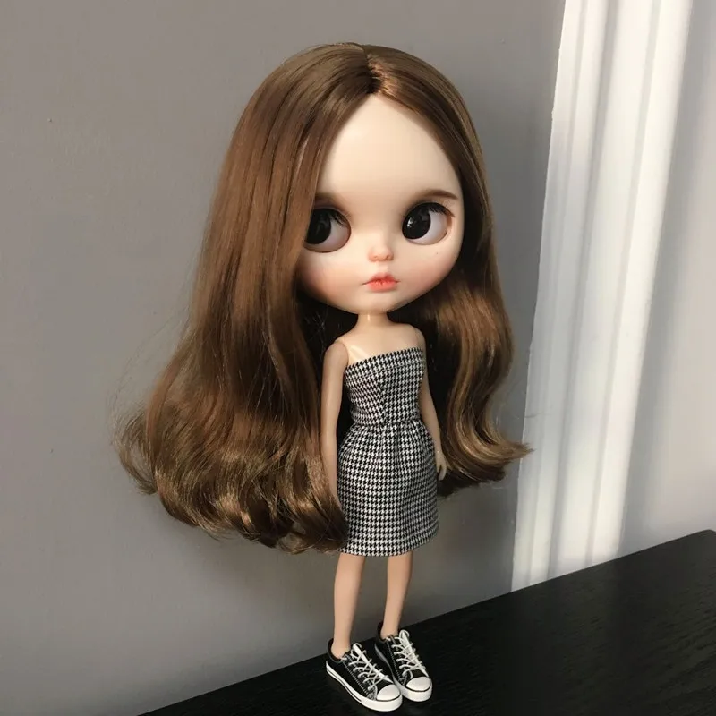 1/6 blyth Кукольное платье Ласточка обхват Топ Платье одежда для licca azone ob Кукла