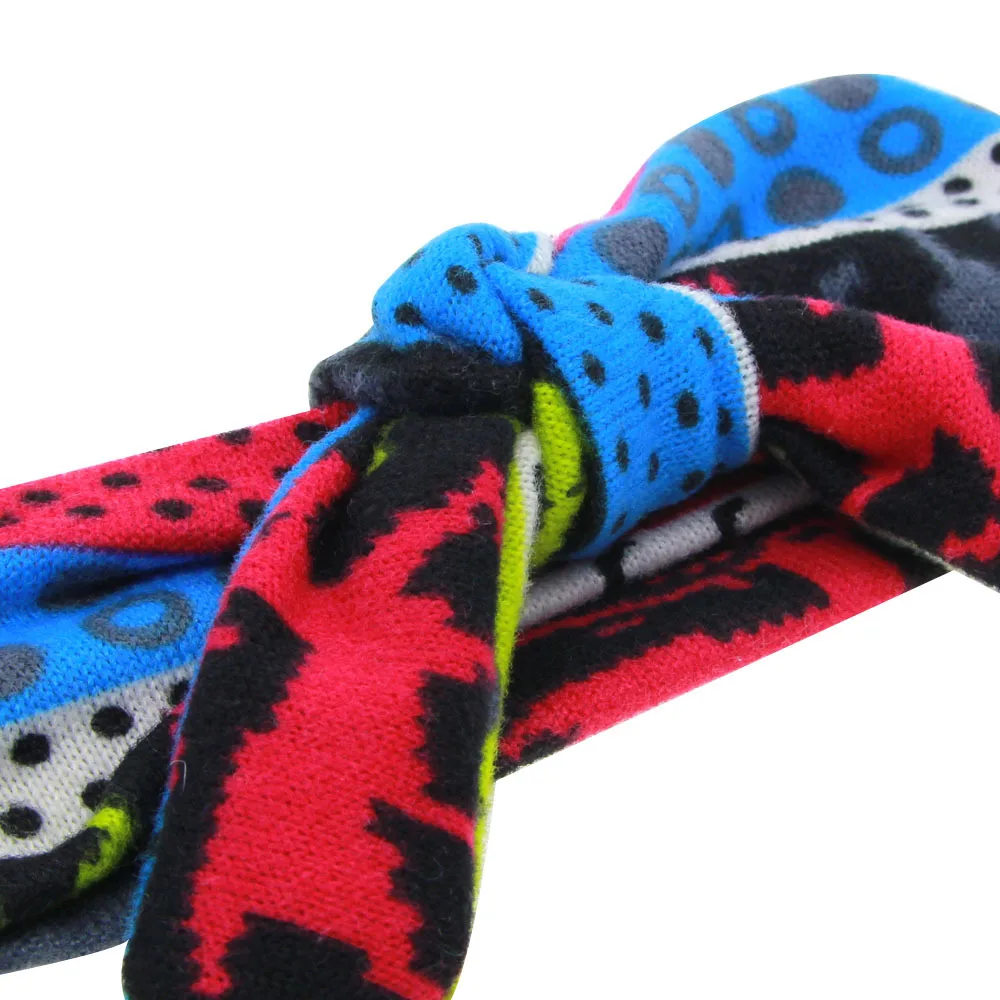 ADOMI 2Pcs/set Mom Baby Matching Leopard Cotton Printing Bow tie Headband Women Infant Kid Rabbit Ear Hair Accessories |