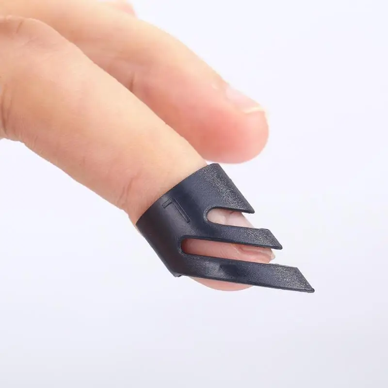 Гитарное кольцо Fingertip аксессуары для гитары народная музыка защита пальцев рукав черный/синий/белый/желтый Размеры s m l