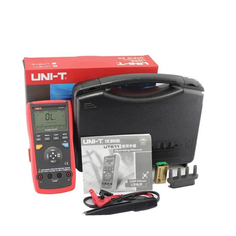 UNI-T UT611 цифровые измерители LCR Цифровой мост тестер индуктивность емкость