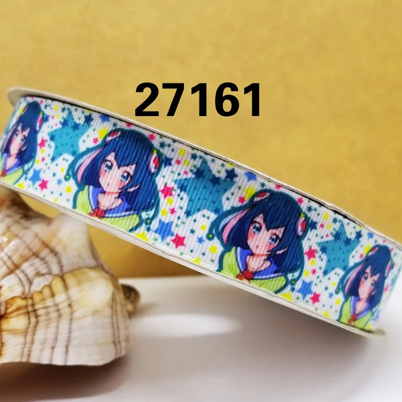 Бесплатная доставка 50 ярдов мультфильм печатных grosgrain ленты 27213 | Дом и сад