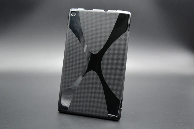 Противоскользящий матовый Мягкий силиконовый чехол X Line для планшетов Amazon Kindle Fire