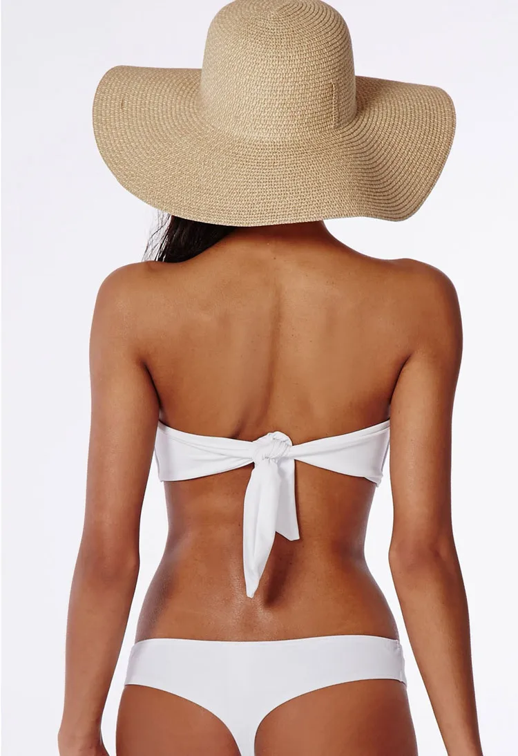 Летний стиль женский купальник бикини купальники для женщин размера плюс