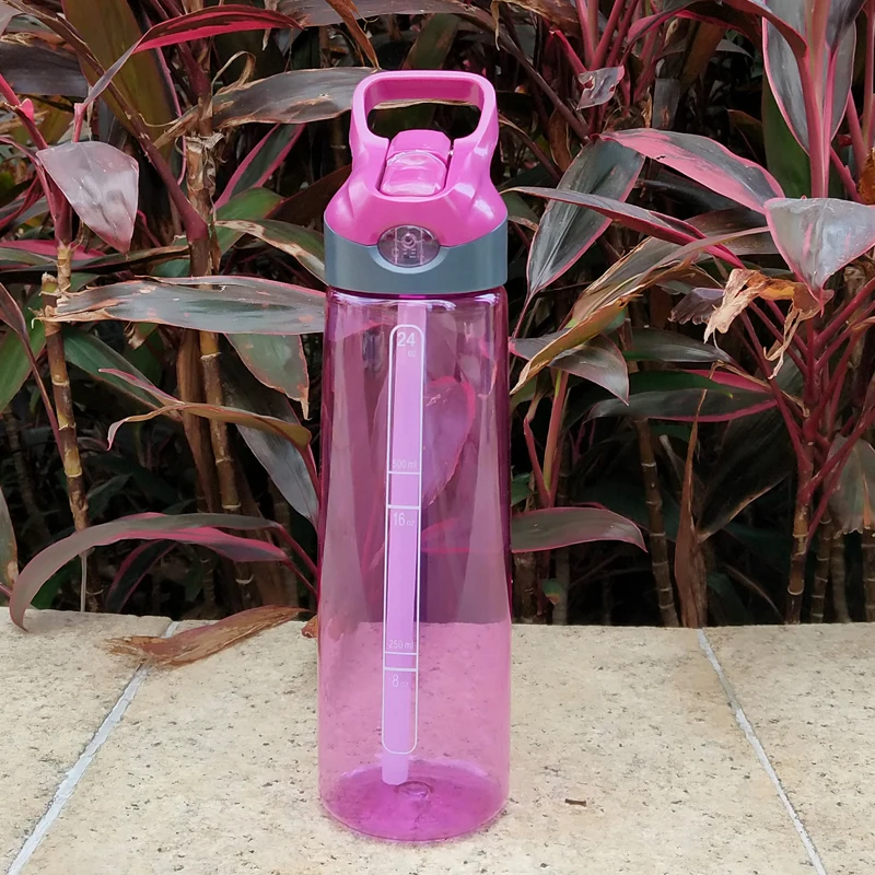 Water Cup Plastic High capacity With Straw Adult sports Student Female maleCreativePortable Handy bottle | Дом и сад