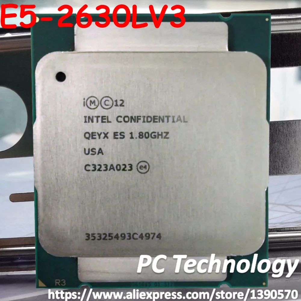 Оригинальный процессор Intel Xeon ES QEYX E5 2630LV3 8 ядер 1 ГГц 20 МБ стандартная температура
