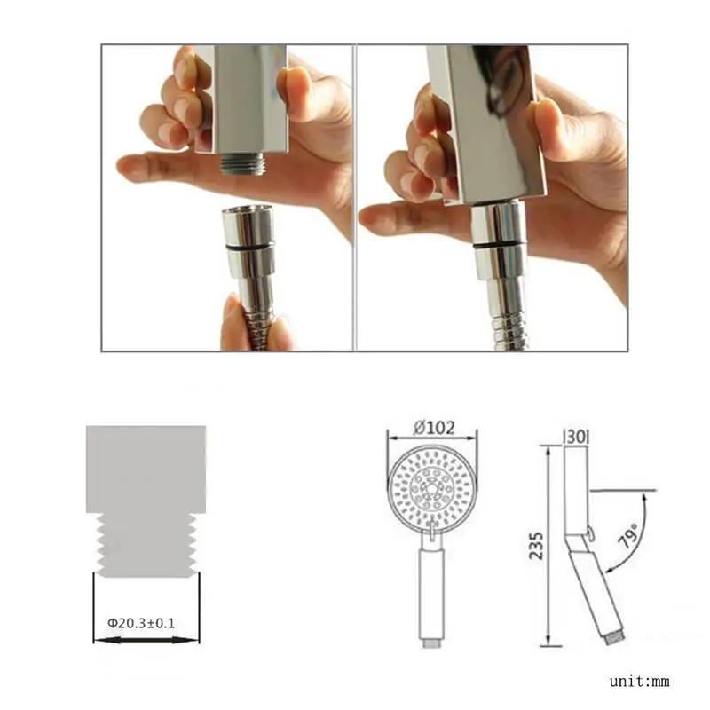Пятифункциональный распылитель воды ручной Душ сопла инженерные аксессуары для