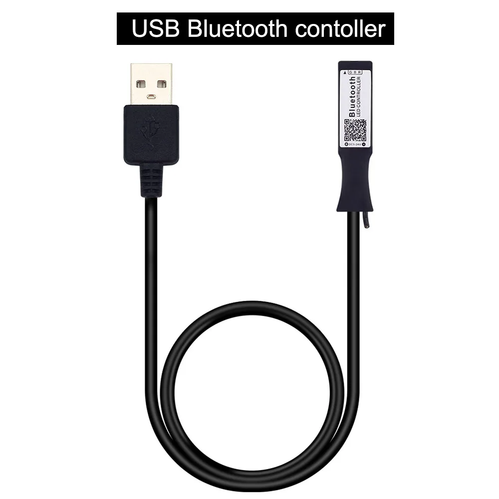 USB LED RGB контроллер Bluetooth app управление музыкальный для 5 в Светодиодная лента 5050