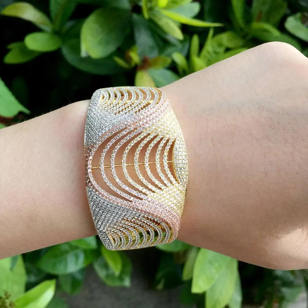 ModemAngel Роскошные Большие нежные полые Ювелирные изделия полный кубический