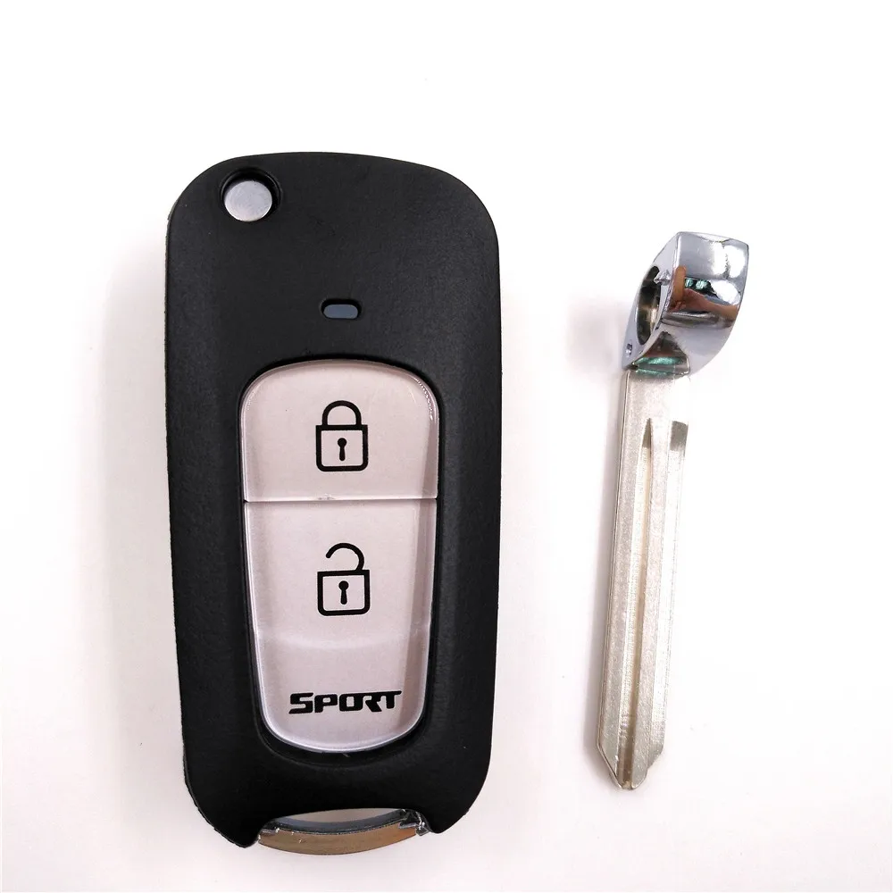 2 кнопки Замена изменения ключа оболочки автомобильный Пульт дистанционного
