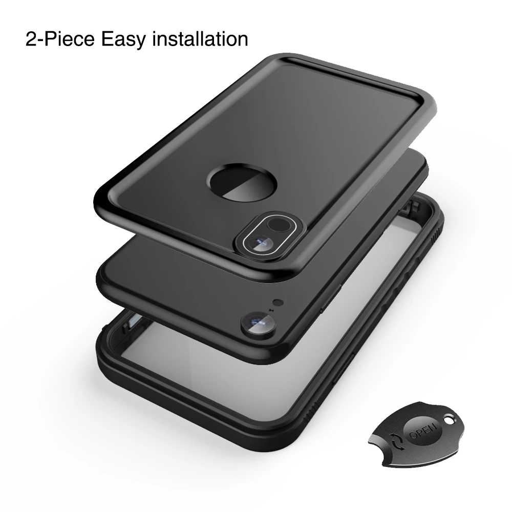 Новое поступление супер водонепроницаемый чехол для iPhone XR 360 градусов Полная
