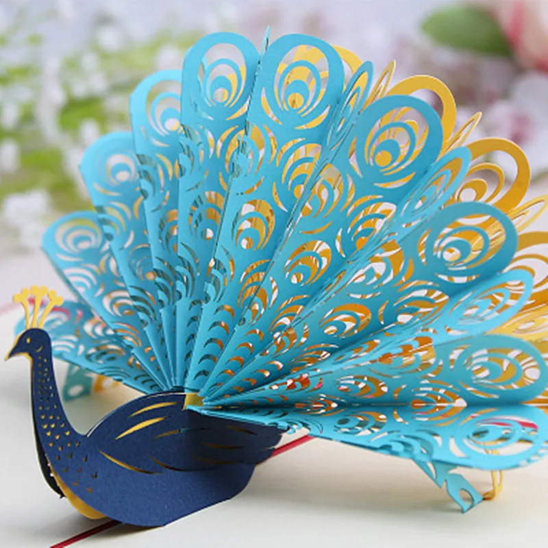 3D Pop Up Romantic Wedding Invitations Valentines Day/anniversary Postcards Greeting Card Laser Cut Handmade Party Supplies | Дом и сад