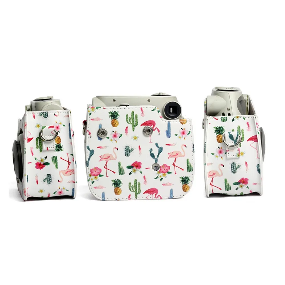 8 in 1 Accessories Set Flamingo Cactus case Photo Frame Camera Stickers Wall Clip with Rope for Fujifilm Instax Mini 7S/7C | Электроника