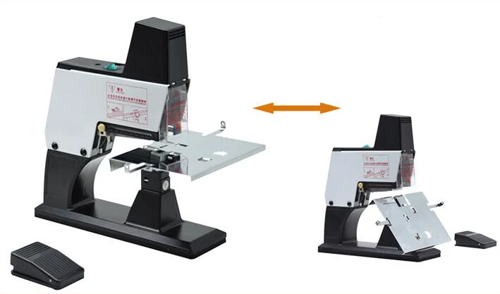 

Электрический автоматический Быстрый степлер, связующий станок, седло/плоский степлер с педалью 110 В/220 В