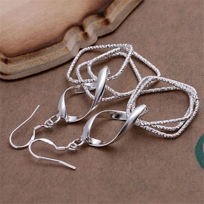 Серьги E222 с серебряным покрытием для женщин опт бесплатная доставка | Украшения и