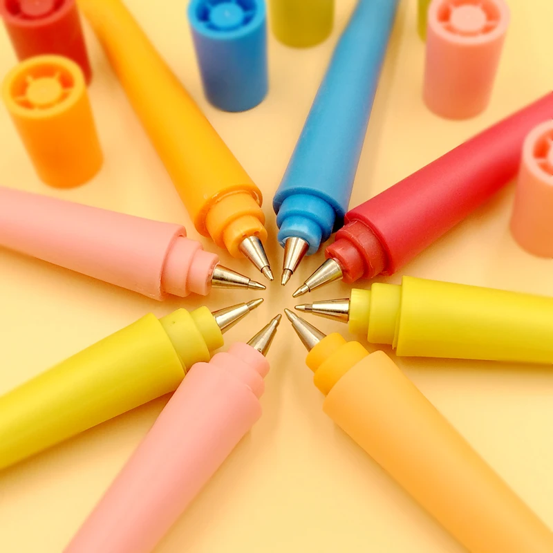 10 шт./лот креативные канцелярские принадлежности ручная гнущаяся шариковая