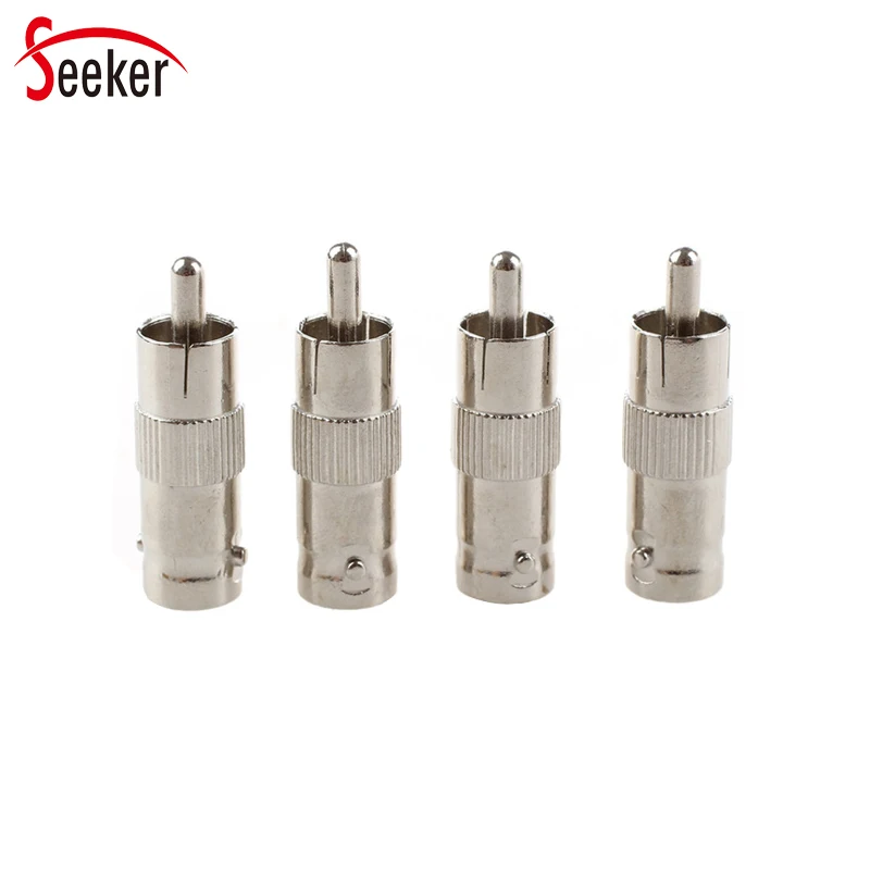 

BNC Female to RCA Connector Coax Cable Connector RCA Jack BNC Female Jack Adapter Coupler Plug for Security System