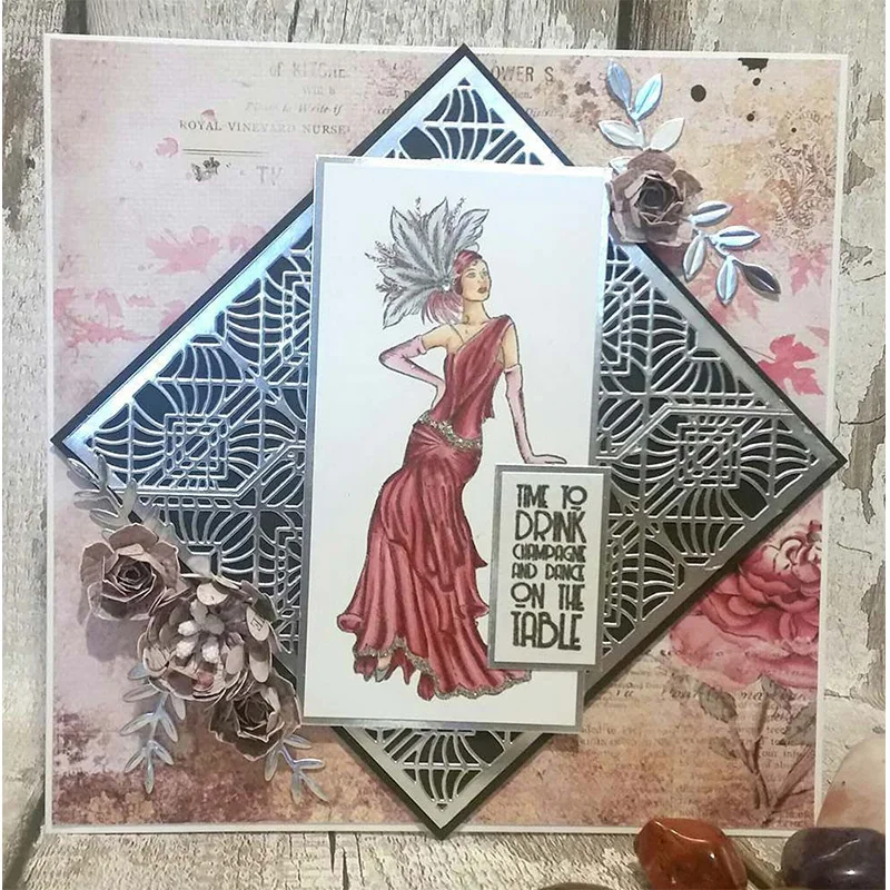 Обрезанные металлические вырубки для скрапбукинга и бумаги изготовления