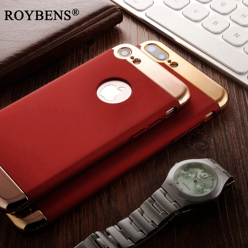For iPhone 7 Plus Case Fashion Luxury Ultra Slim Hard PC Cover iPhone7 7Plus Hybrid Armor Logo Circle Shell |