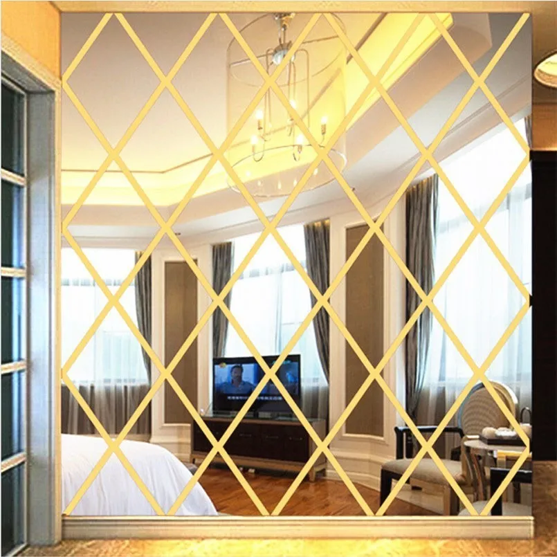 Новые акриловые зеркальные настенные наклейки для детской комнаты декоративные