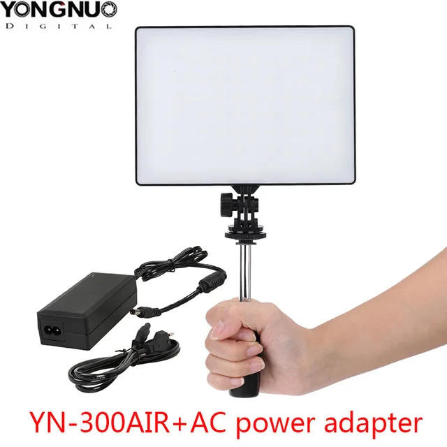 YONGNUO официальный YN300 Air YN-300 Air Pro светодиодный видео-светильник для камеры с зарядным устройством для батареи комплект светильник для фотографии для youtube - Цвет: Розовый