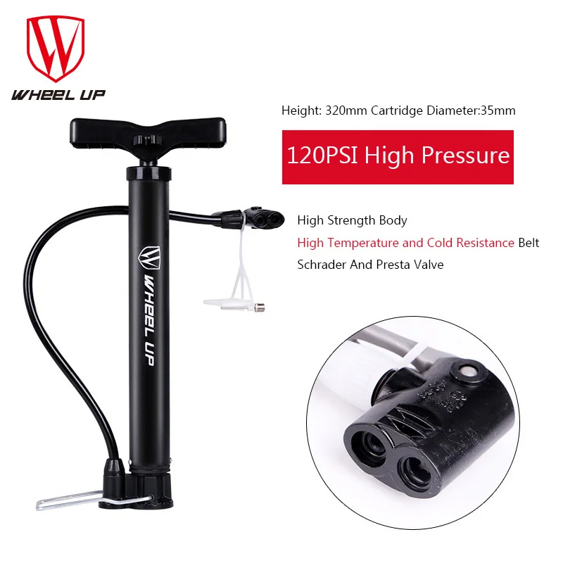 Колесный велосипед насос высокого давления для велосипедных шин портативный
