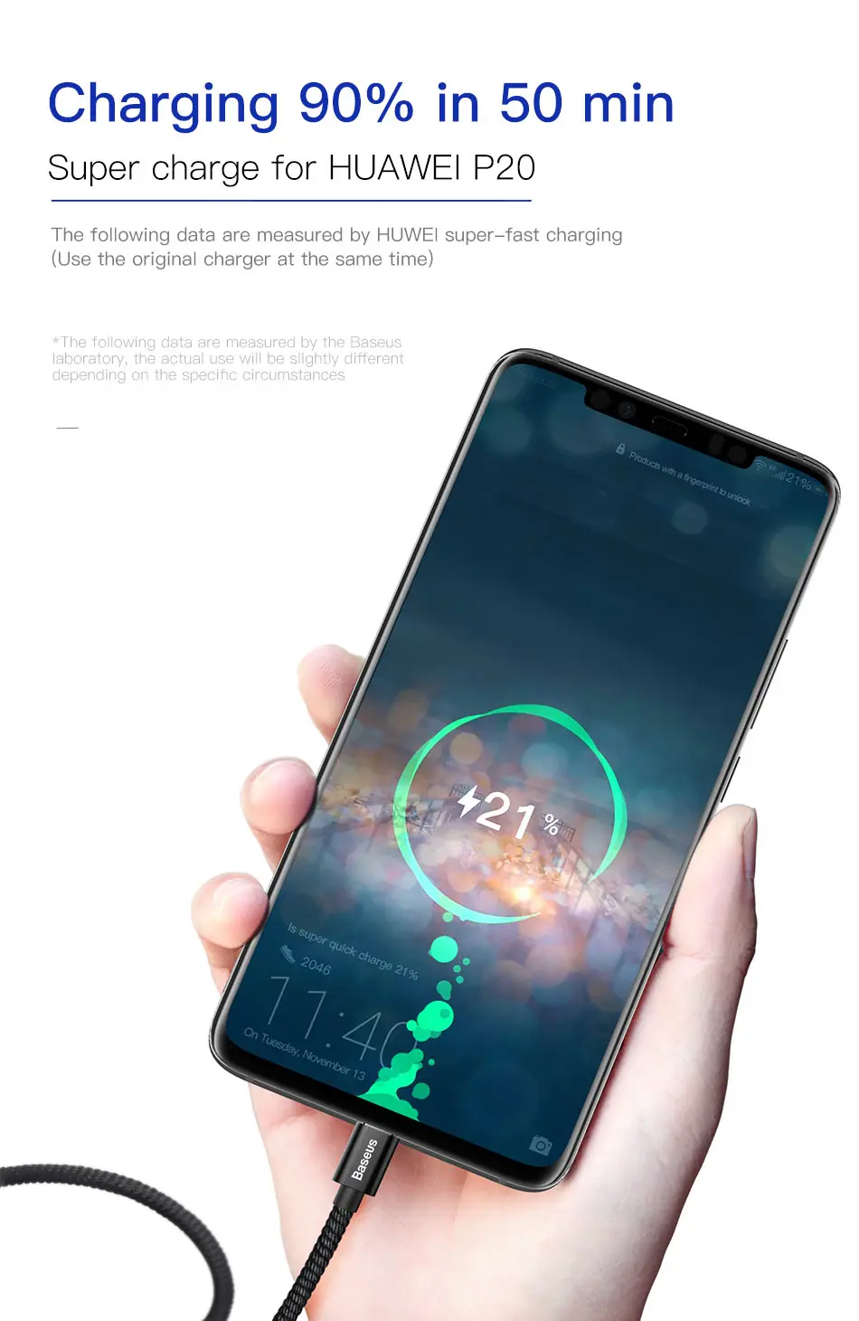 Baseus 5A Surpercharge usb type C кабель для huawei P30 Pro mate 30 Pro USB C кабель Qucik Charge 3,0 Быстрая зарядка для Xiaomi 8 9