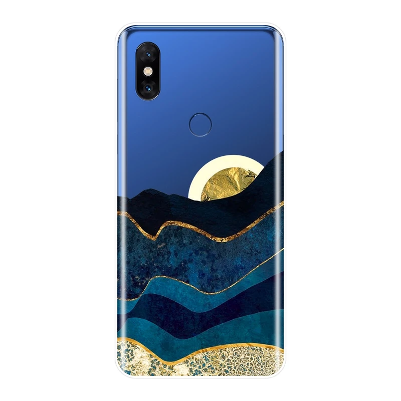 Задняя крышка для Xiaomi Mi Note Mix 1 2 2S 3 силиконовый мягкий чехол Max телефона | Мобильные