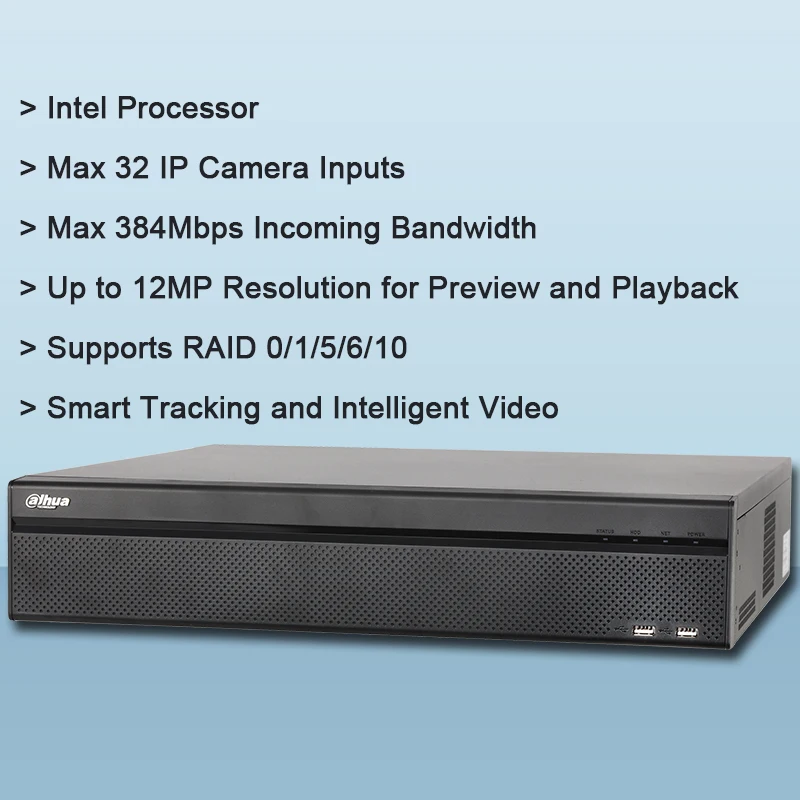 Dahua NVR608 32 4KS2 64 32CH 64CH 128Changel Ultra 4K H.265 сетевой рекордер с умным