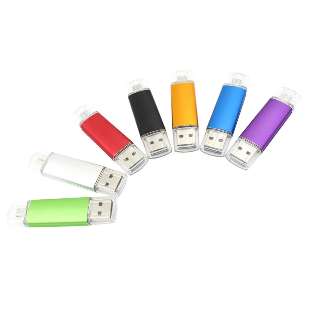 Новый OTG флеш накопитель usb u Диск для смартфона 32 ГБ 16 8 4 карта памяти мини Внешнее
