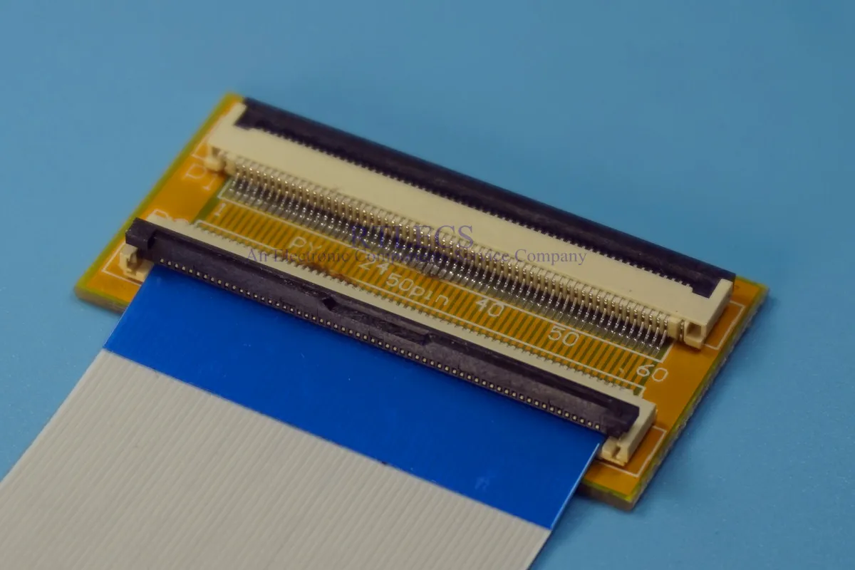 2 комплекта 60 Pin до 0 5 мм шаг FPC кабельная плата удлинитель адаптер PCB FFC кабель 50 100