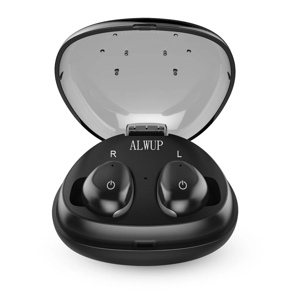 ALWUP TWS Bluetooth наушники мини настоящие беспроводные стерео для телефона с