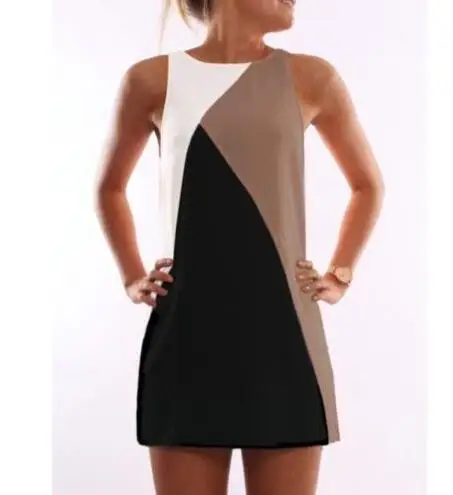 2019 Весна и лето новое горячее модное контрастное цветное геометрическое