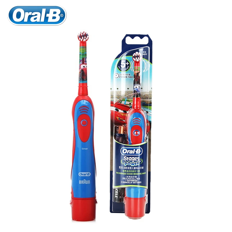 Электрическая зубная щетка Oral B для детей мягкая щетина электрическая питается