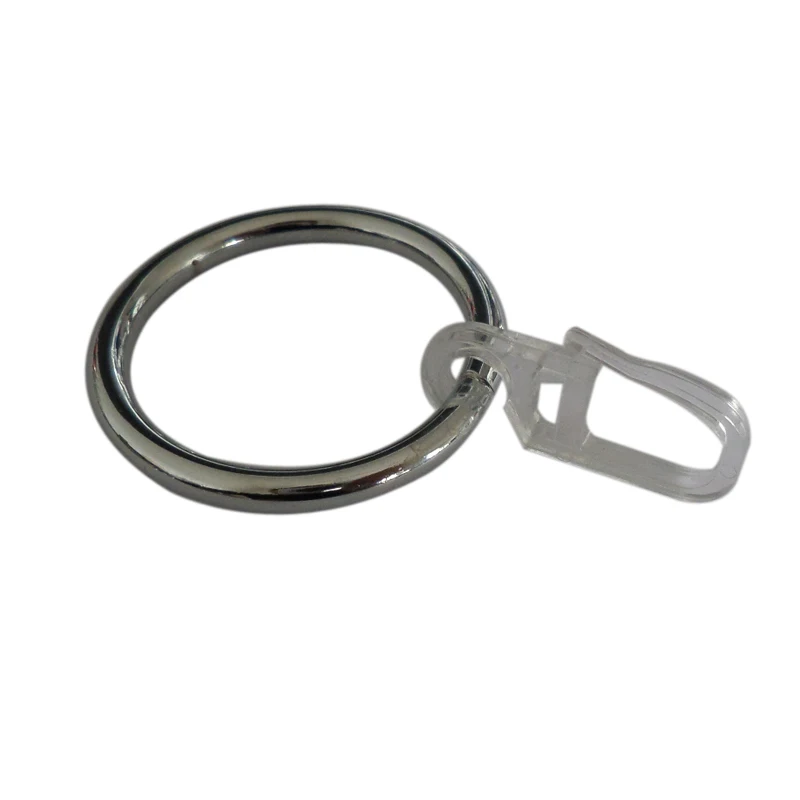 50 шт. D41mm железное кольцо и крючок, кольца штор для украшения окна