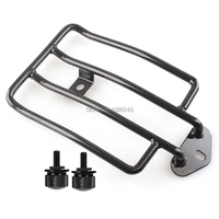motorcycle black rear luggage rack solo seat w two blots fits for hd sportster xl883 1200 2004 2015