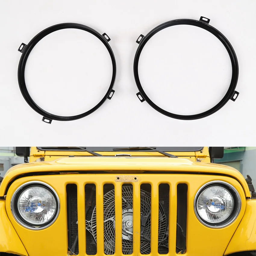 Для Jeep Wrangler TJ 1997 2006 2 шт./компл. автомобильный передний светильник устанавливаемый