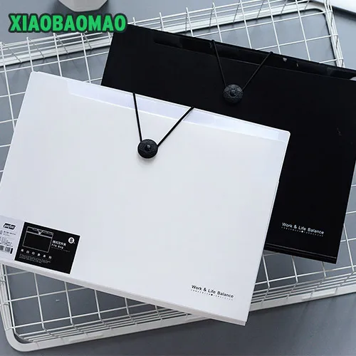 Расширяющийся бумажник в деловом стиле 5 8 12 слотов папка для файлов формата А4