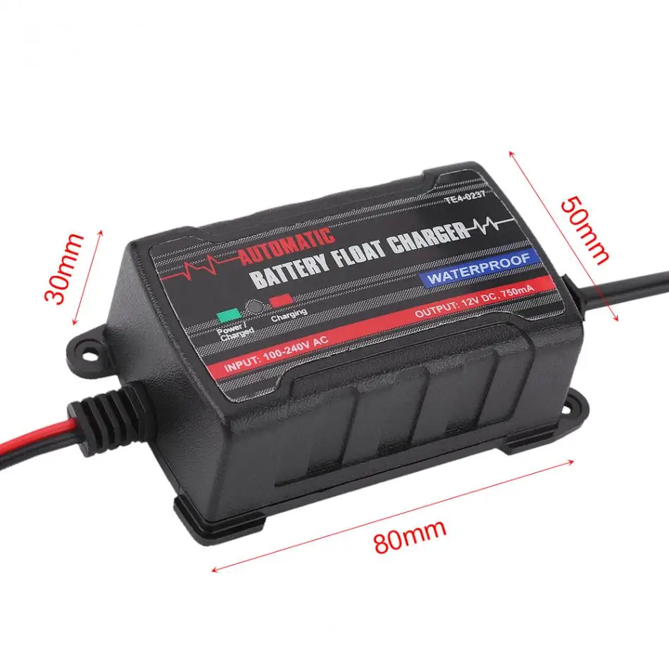 0.75A 6V 12V автоматическая батарея Трикл зарядное устройство для автомобиля